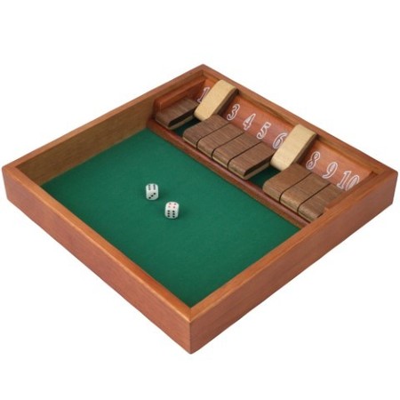 TOY TIME Shut the Box (1-10) Zero Out Game 1 - 10 558273MVO